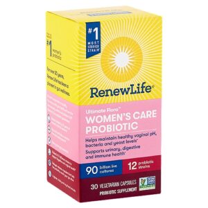 RENEW LIFE Ultimate Flora Women’s Care Probiotic Capsules 90 Billion CFU