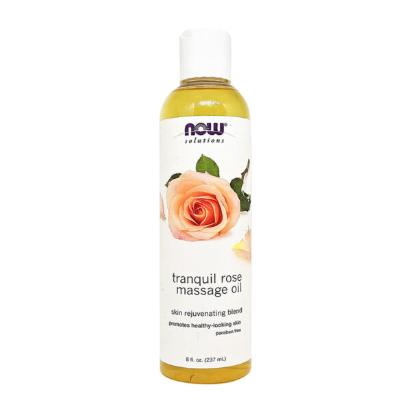 NOW Foods Solutions Tranquil Rose Massage Oil – 8 Fluid Ounces