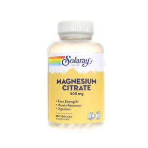 SOLARAY Magnesium Citrate 400mg