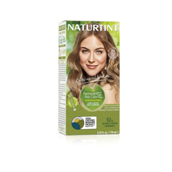 NATURTINT Permanent Hair Color, Wheat Germ Blonde 8N - 4.5 oz