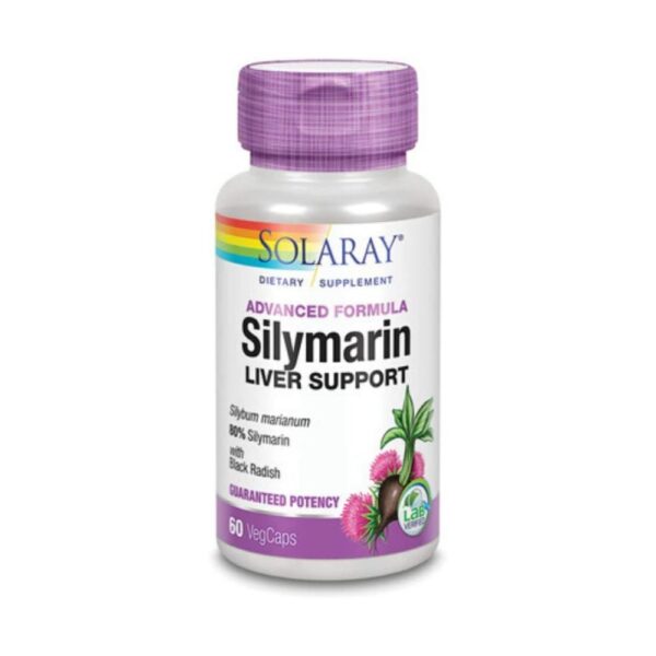 SOLARAY Advanced Formula, Silymarin Liver Support, 60 Caps