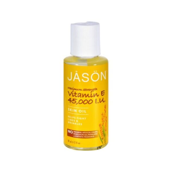 45 45 JASON VITAMIN E, 45,000 IU, Pure Natural, Skin Oil – 2oz