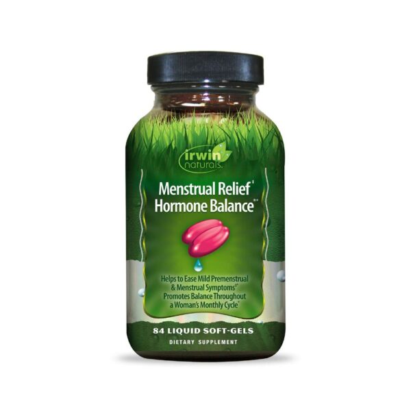 IRWIN NATURALS Menstrual Relief Hormone Balance, 84 Softgels,