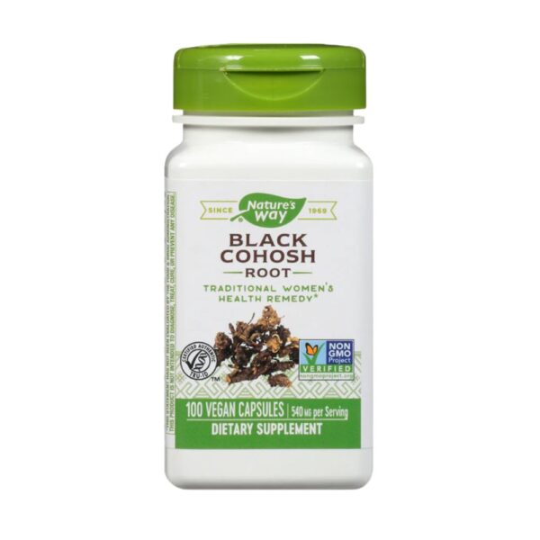 NATURES WAY Black Cohosh Root, 100 Veg Caps