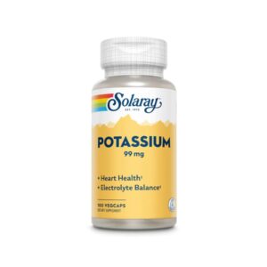 SOLARAY Potassium 100 Veg Caps, 99mg