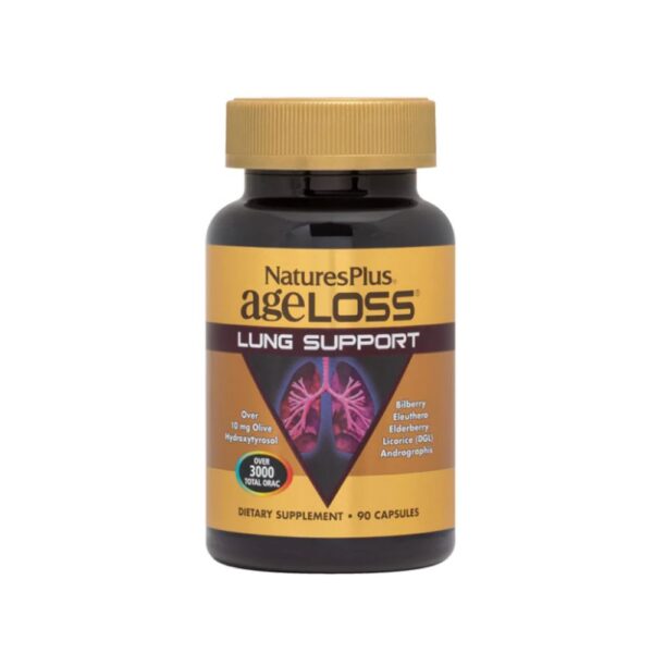 NATURES PLUS, AgeLoss, Lung Support, 90 Caps